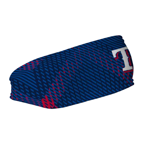 Rangers Fleece Headband: Sport Plaid