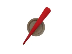 Red Simple Vintage Kimono Minimalist Long Hair Clip Ship from USA