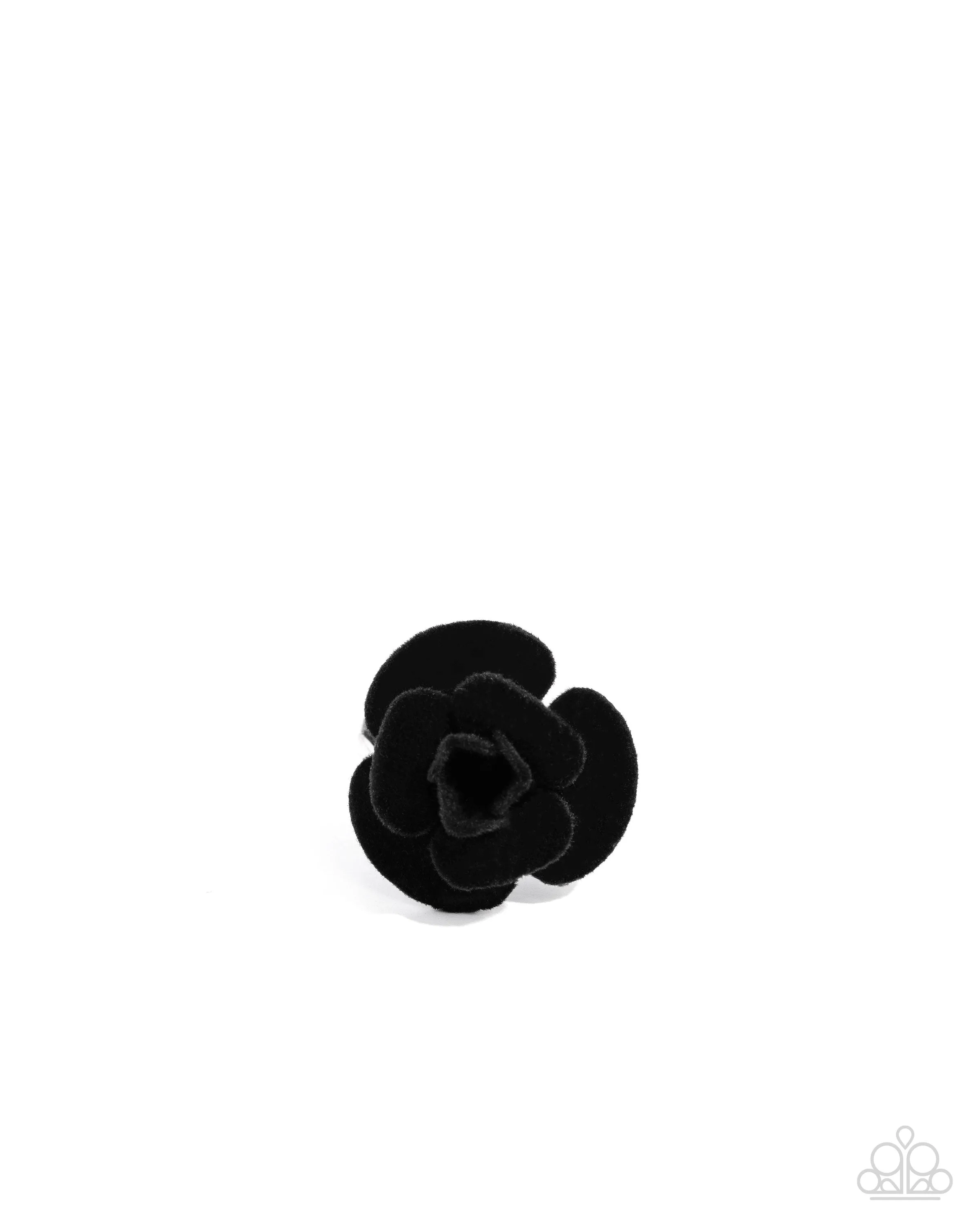 Relaxed Rosette - Black Paparazzi Accessories