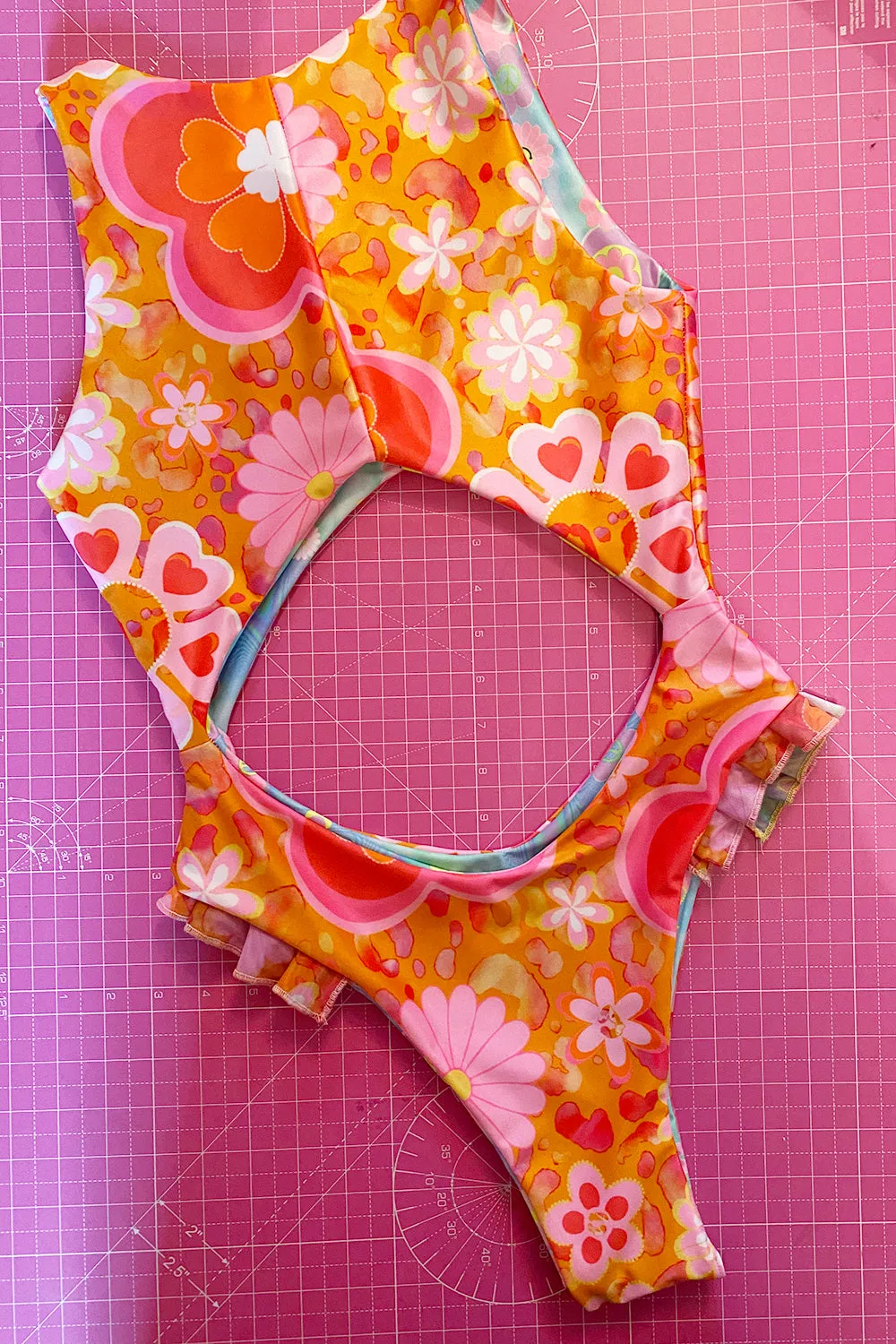 Reversible Hella Cut Out High Cut Festival Swimsuit | 2 colours | Loonigans