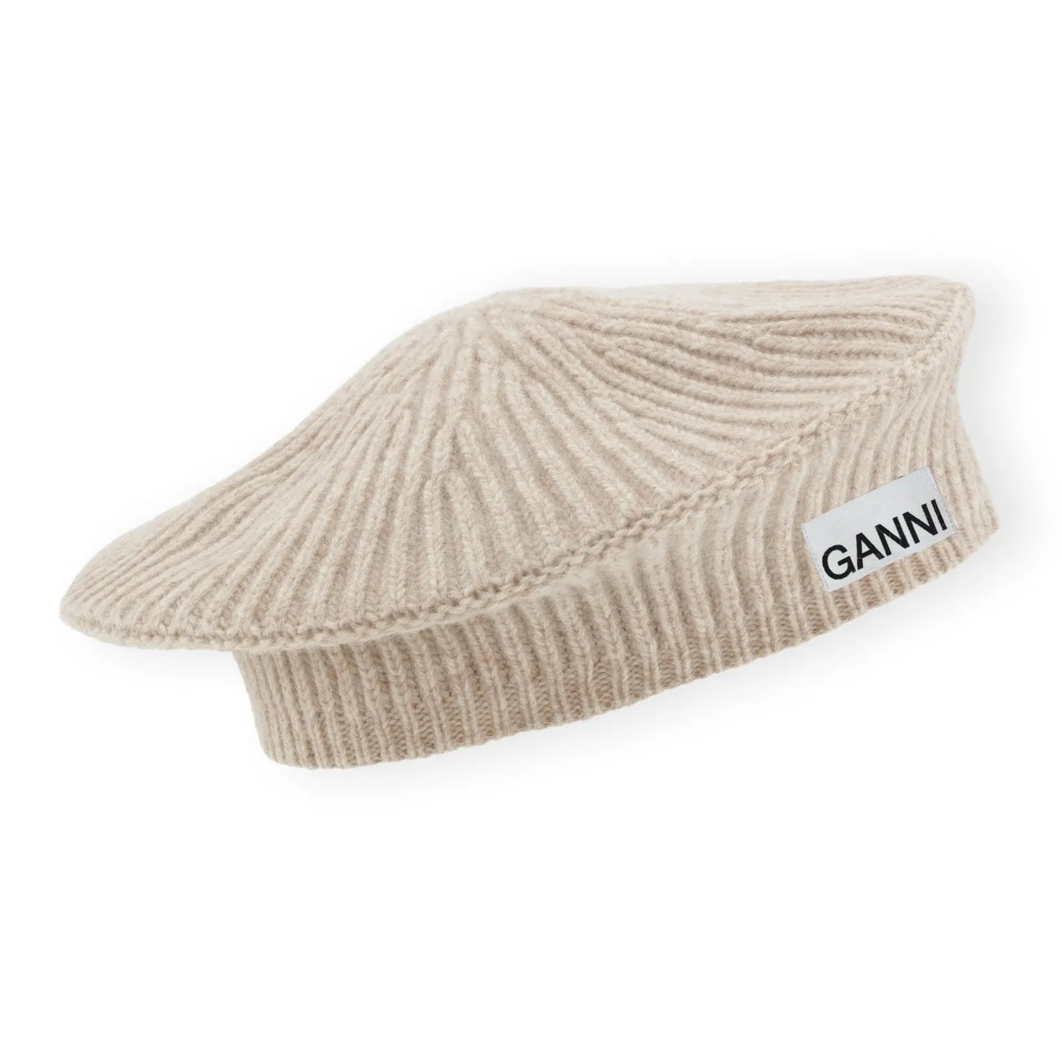 RIB KNIT BERET | BRAZILIAN SAND