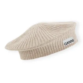 RIB KNIT BERET | BRAZILIAN SAND