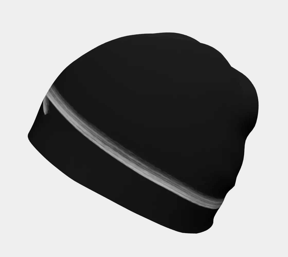 Signature Black Beanie for Men and Women