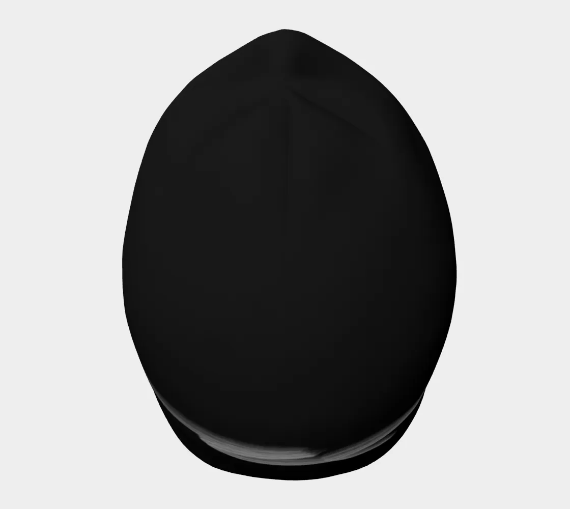 Signature Black Beanie for Men and Women