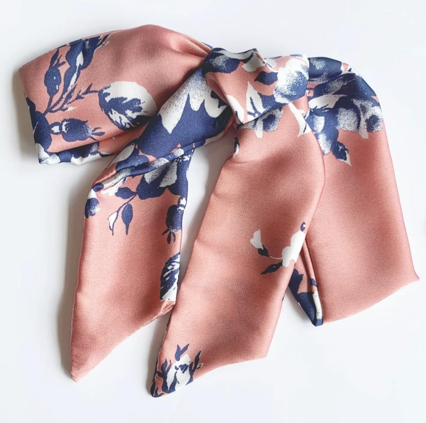 Silk Bow Barrette | Silk Series | Bow Barrette with Tails | Luxury Designer Hair Accessories | Hand Tied and Made to Order