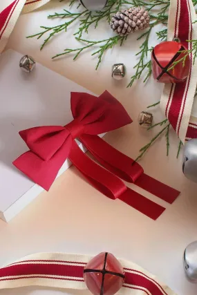 Silk Satin Bow Hair Clips Barrettes