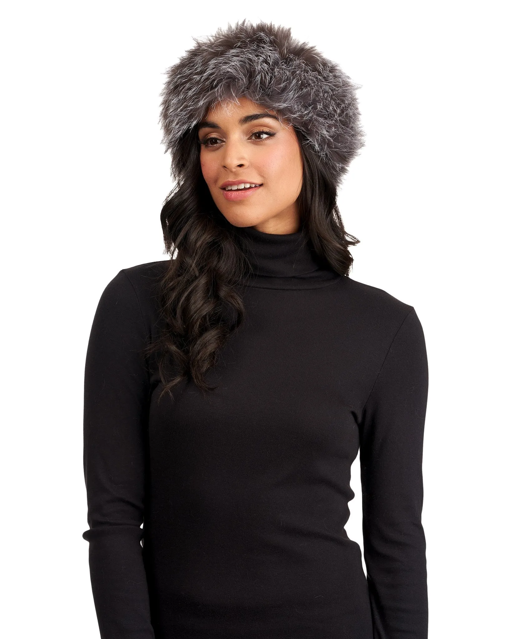 Silver Fox Knit Head Band