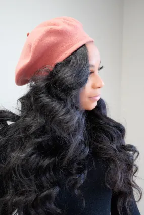 Sissy Beret || Dusty Pink