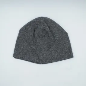 Slate Grey Cashmere Beanie Hat