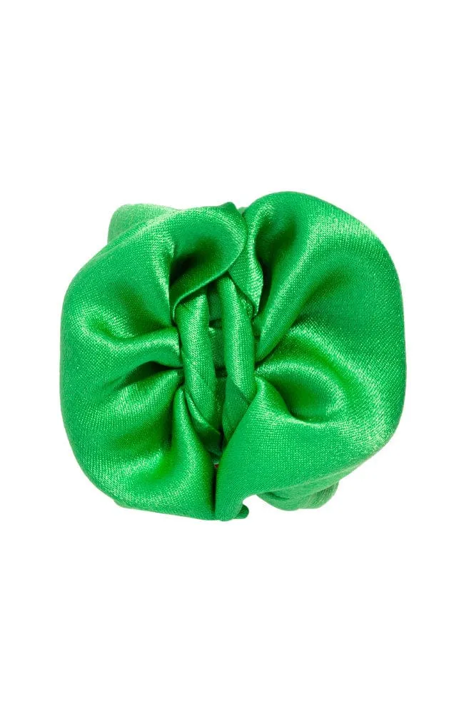 Small Covered Jaw - Silk Charmeuse