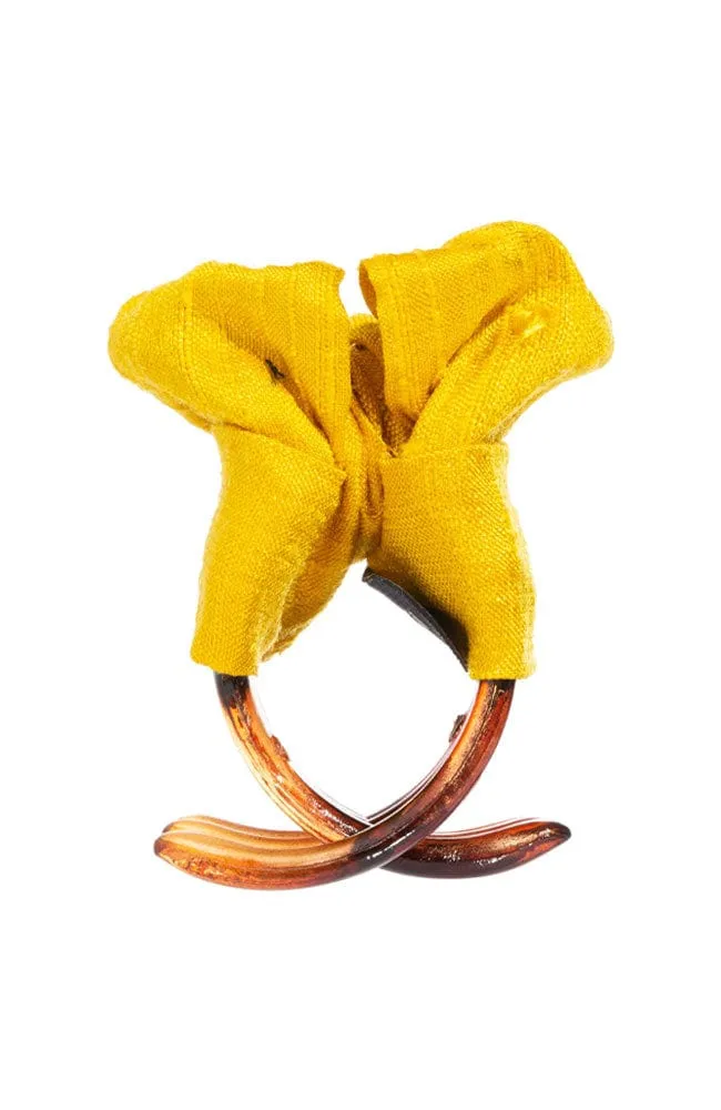 Small Covered Jaw - Silk Dupioni