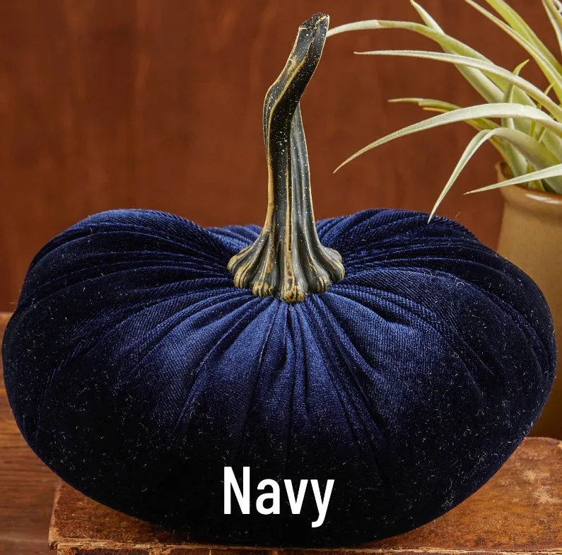 Small Velvet Pumpkin