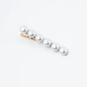 Snow White Pearl Hair Clip