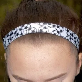 Soccer Headband, Overlapping Ball Pattern