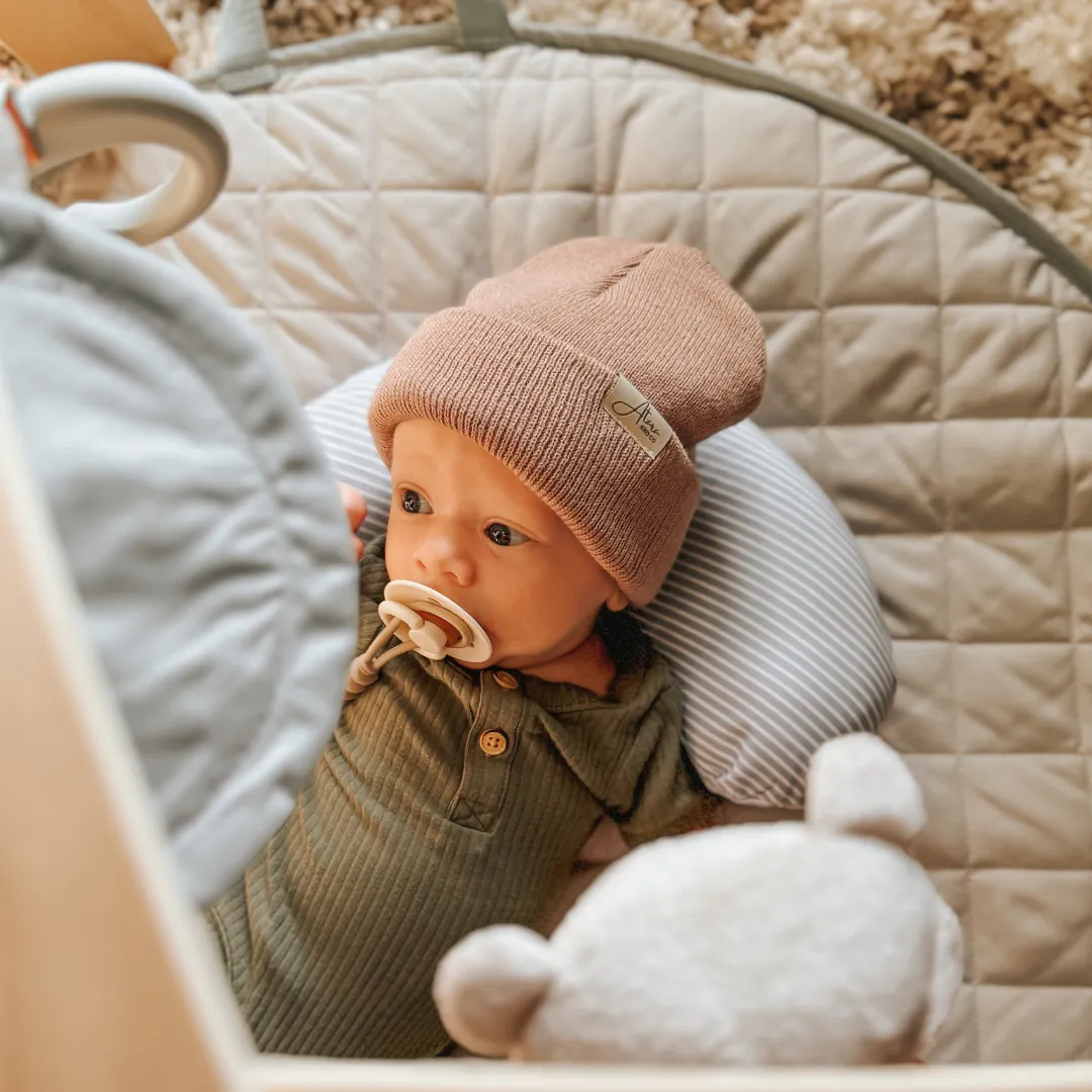 Soft Knitted Cuff Baby Beanie