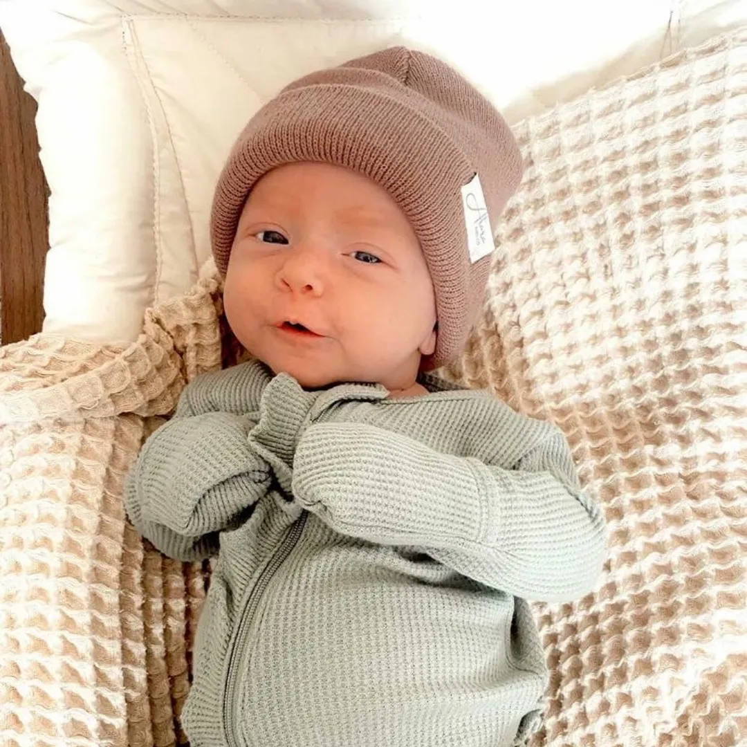 Soft Knitted Cuff Baby Beanie