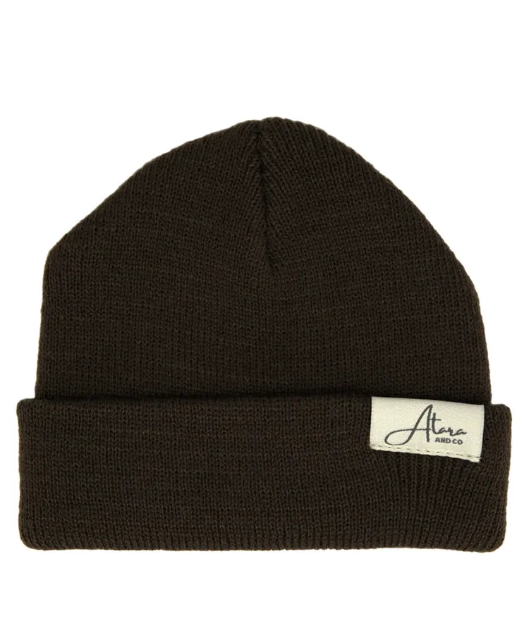 Soft Knitted Cuff Baby Beanie