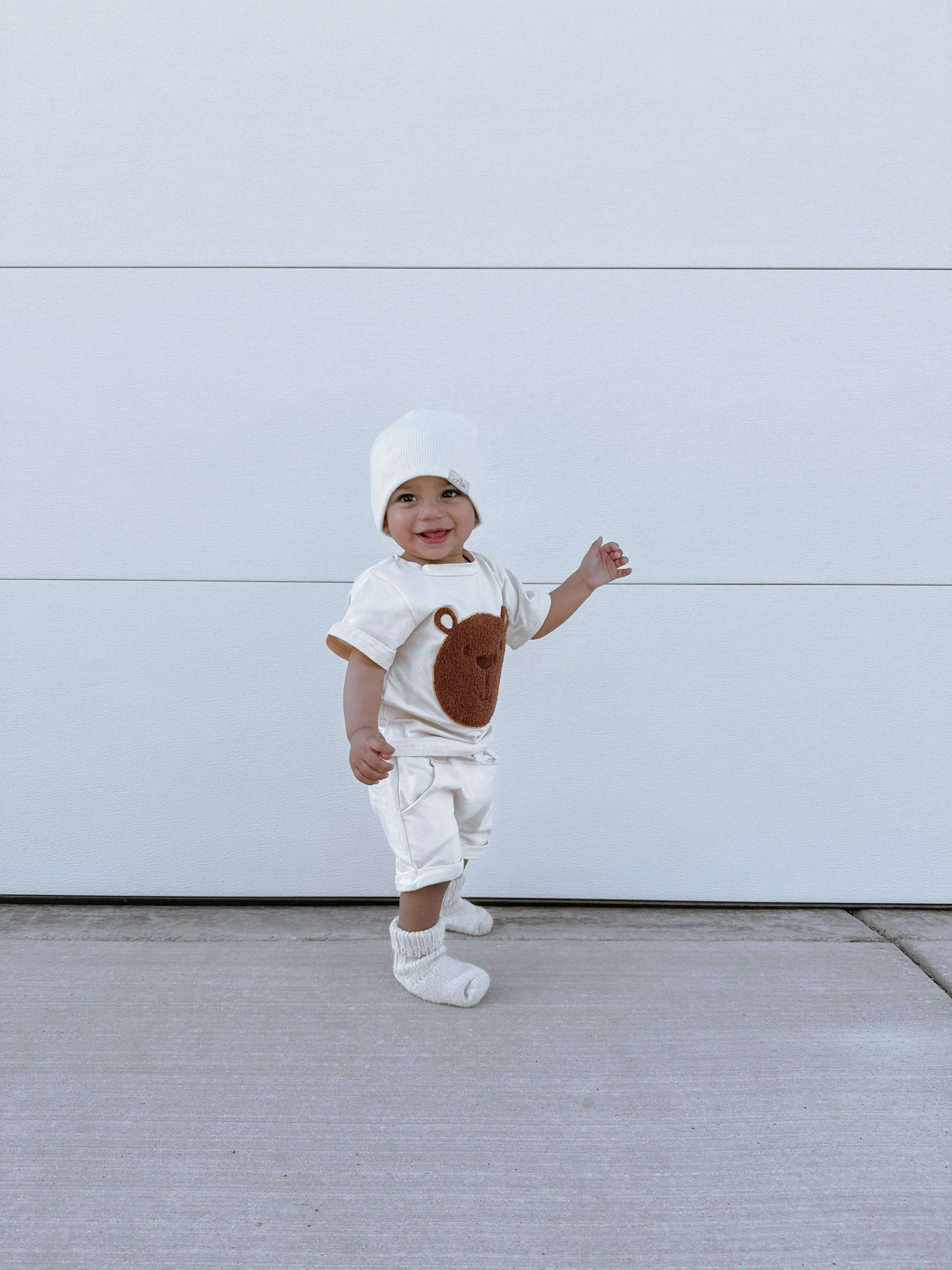 Soft Knitted Cuff Baby Beanie