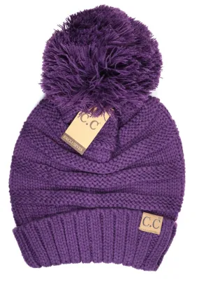 Solid Slouchy Pom