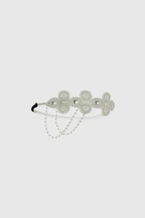 Sparkle Rhinestone Chain Floral Circlet