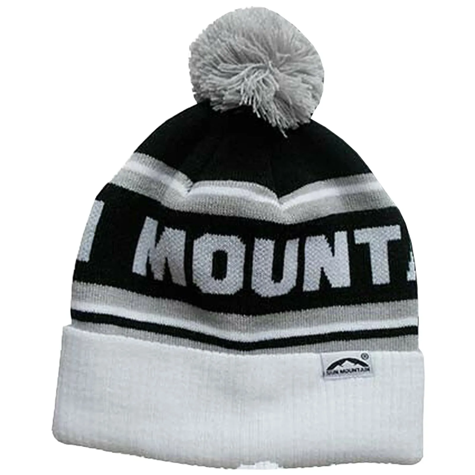 Sun Mountain Mens Pom Bobble Beanie
