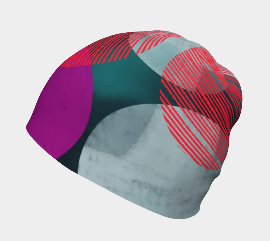 Teal-Dots Beanie for Women and Girls