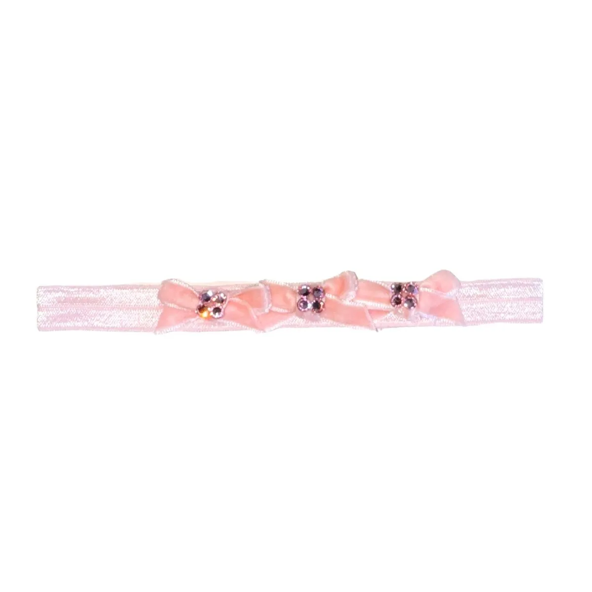 VELVET BOW ELASTIC HEADBAND