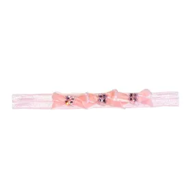 VELVET BOW ELASTIC HEADBAND