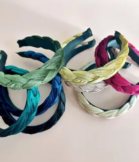 Velvet Braided Headbands