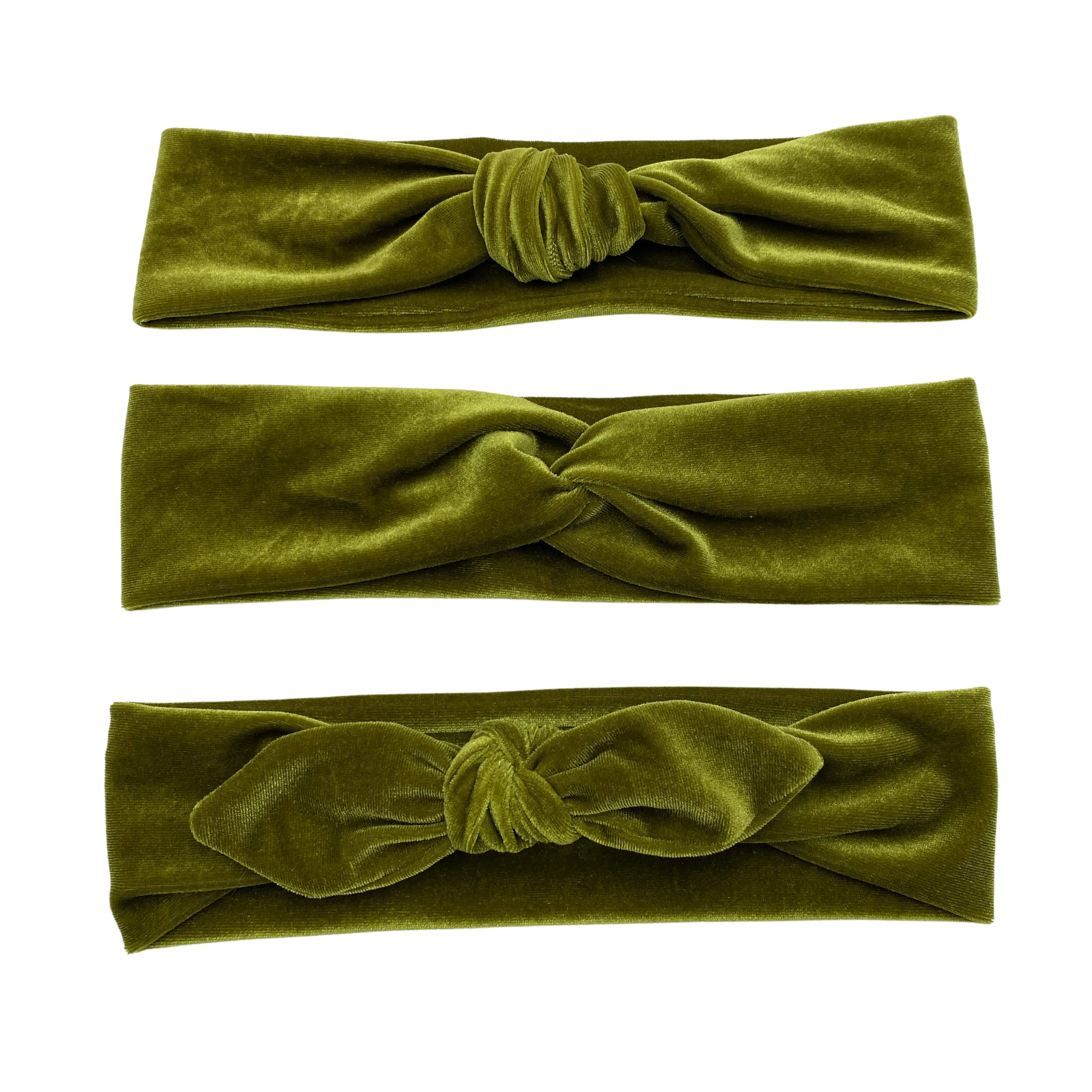 Velvet Stretch Headbands| Bow, Knot and Twist Style in Many Colors