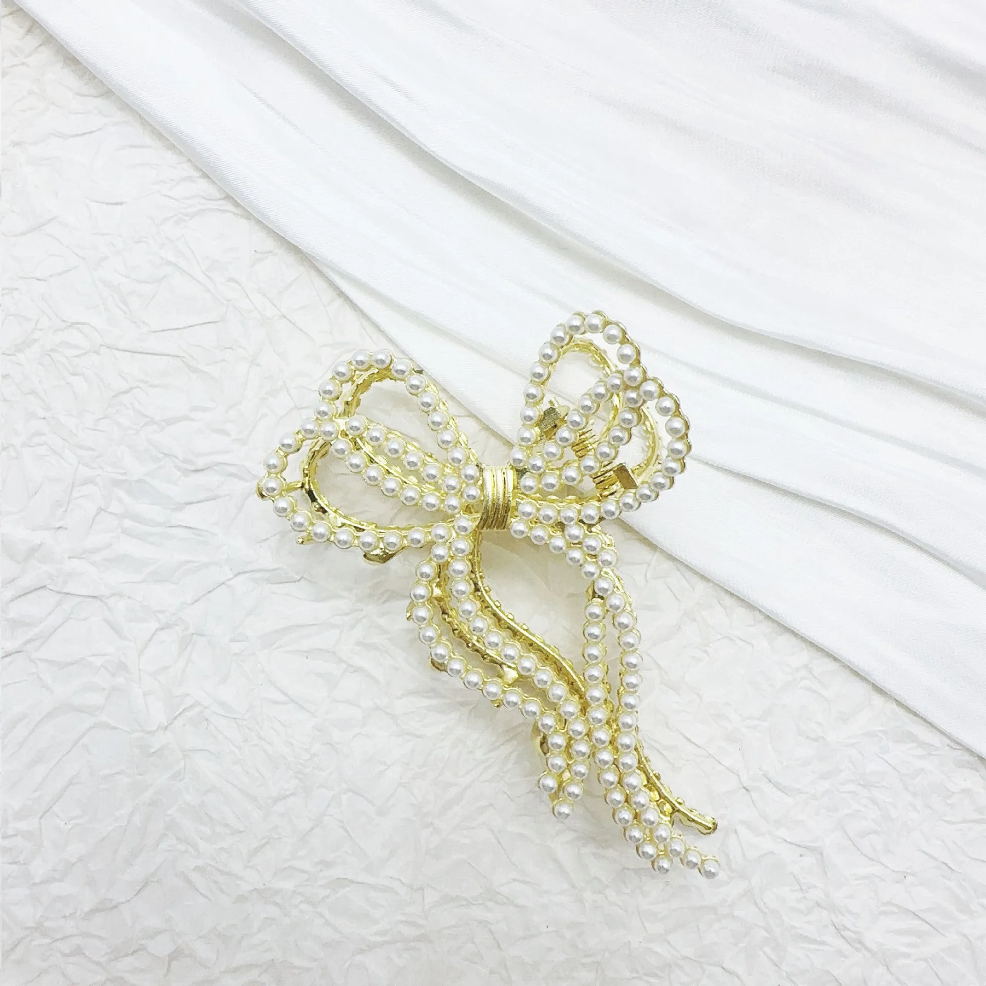 Wholesale Alloy Pearl Cross Pearl Clip