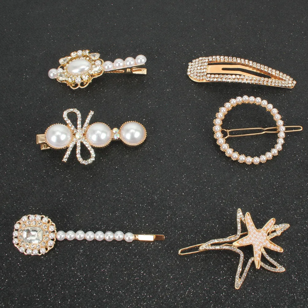 Wholesale Bohemian Pearl Hair Clips