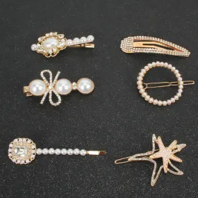 Wholesale Bohemian Pearl Hair Clips