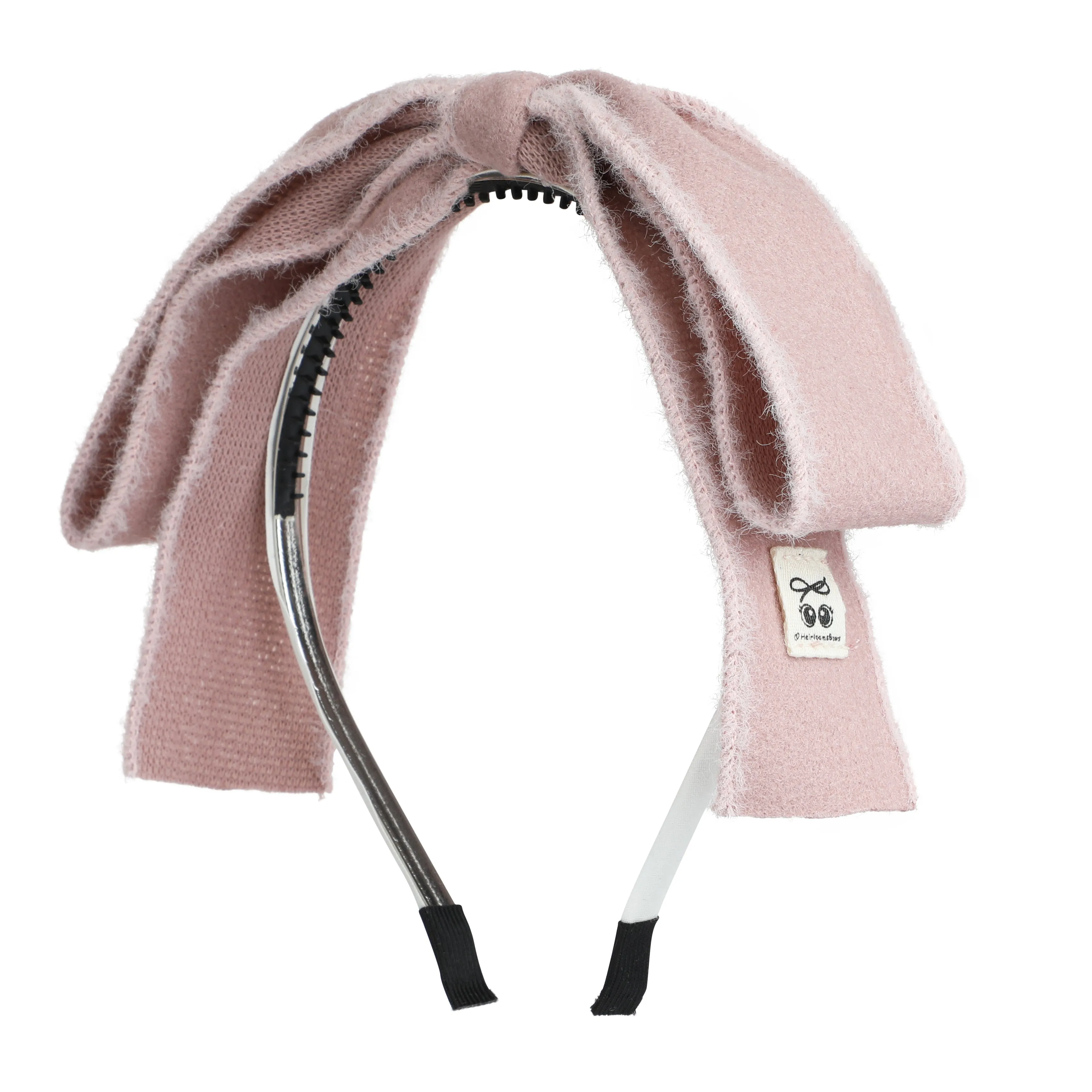 Wool Ribbon Bow Headband