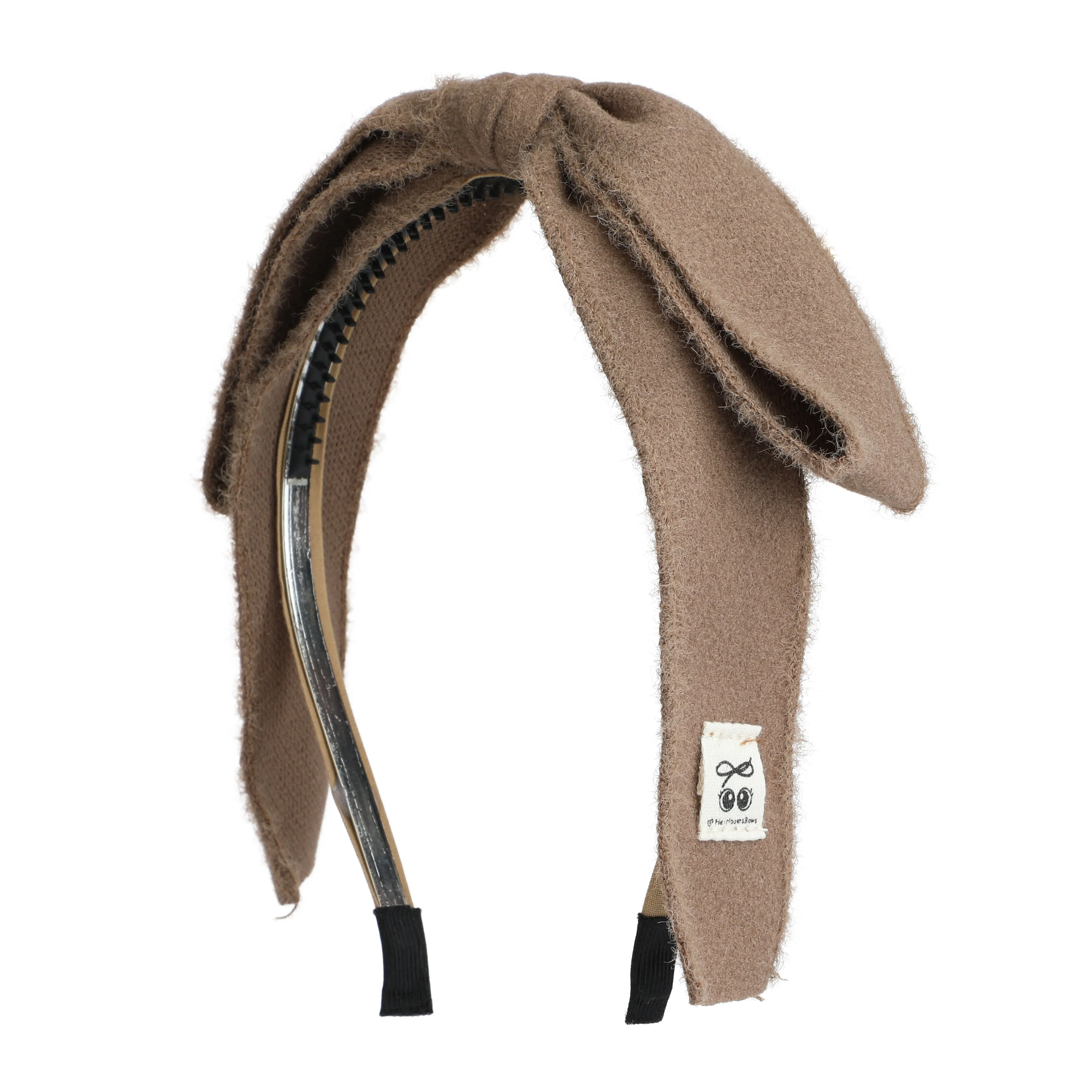 Wool Ribbon Bow Headband