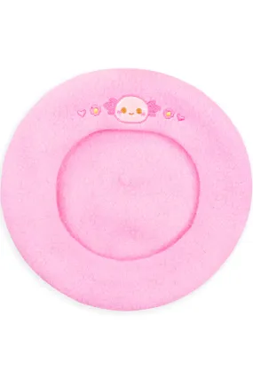 Xoxi The Axolotl Embroidered Beret