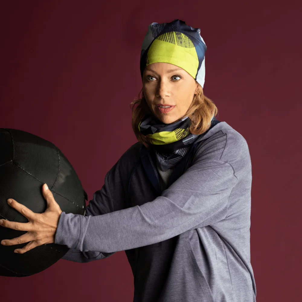 Yellow-Dots Beanie for Women