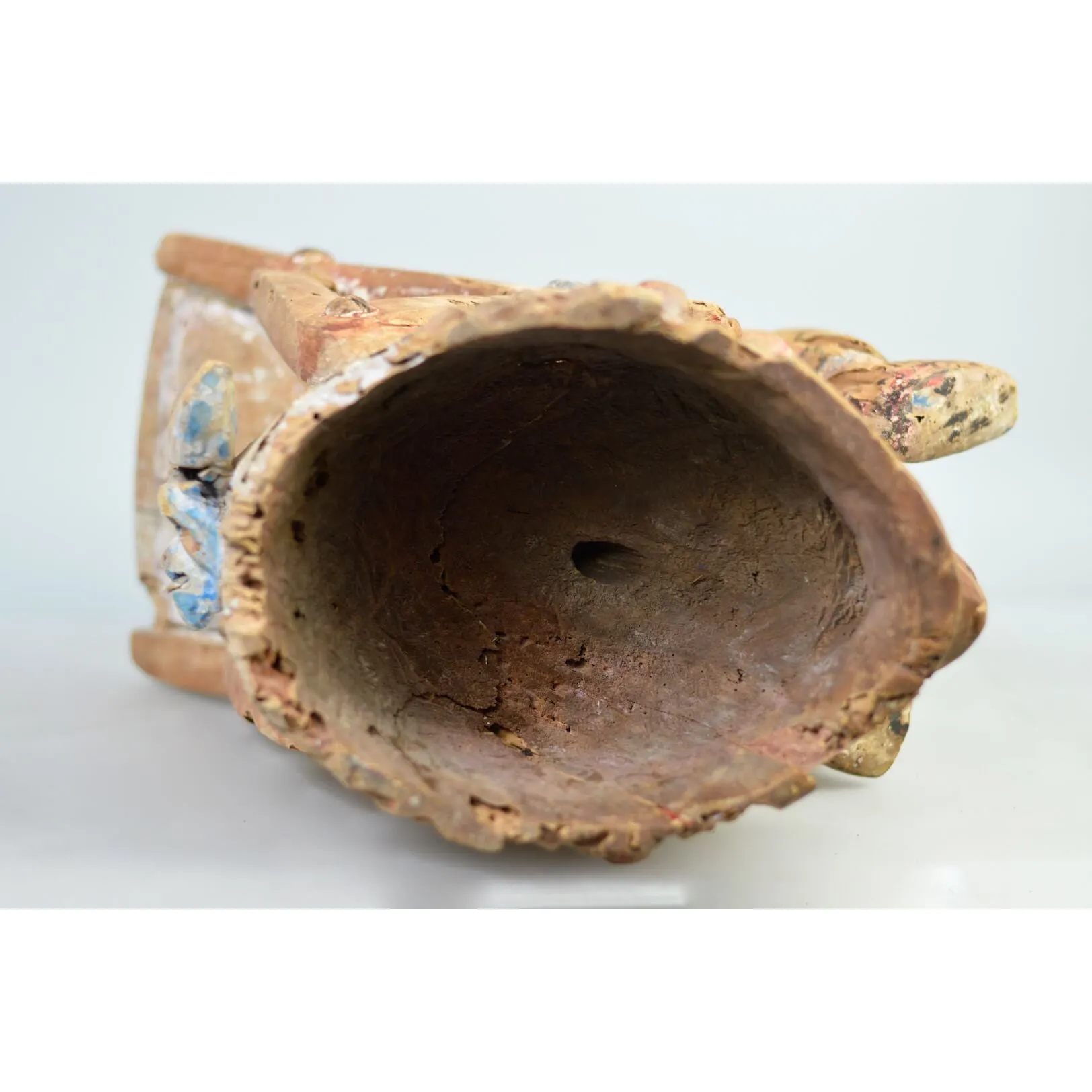 Yoruba Gelede Mask with Colonial Era Figure, Nigeria #953
