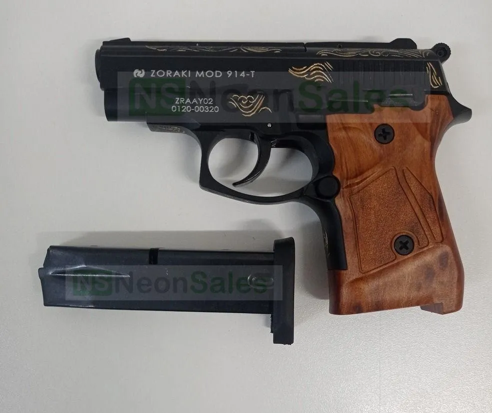 ZORAKI MOD 914-T BLANK GUN - BLACK